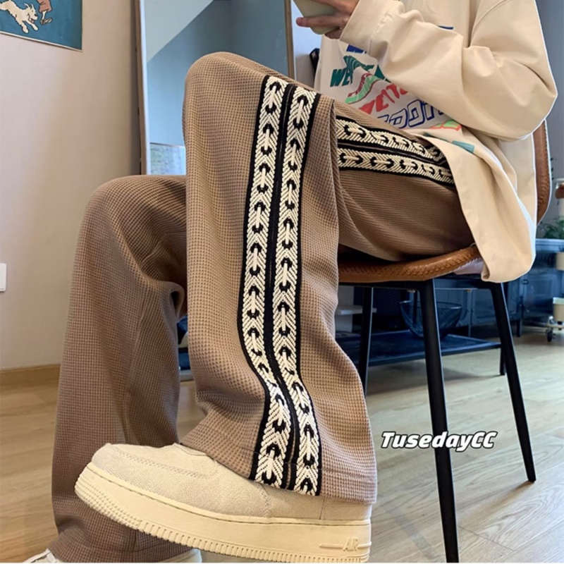 Quần Dài Ống Đứng Lưng Thun Phong Cách Nhật Bản Thời Trang Cho Nam