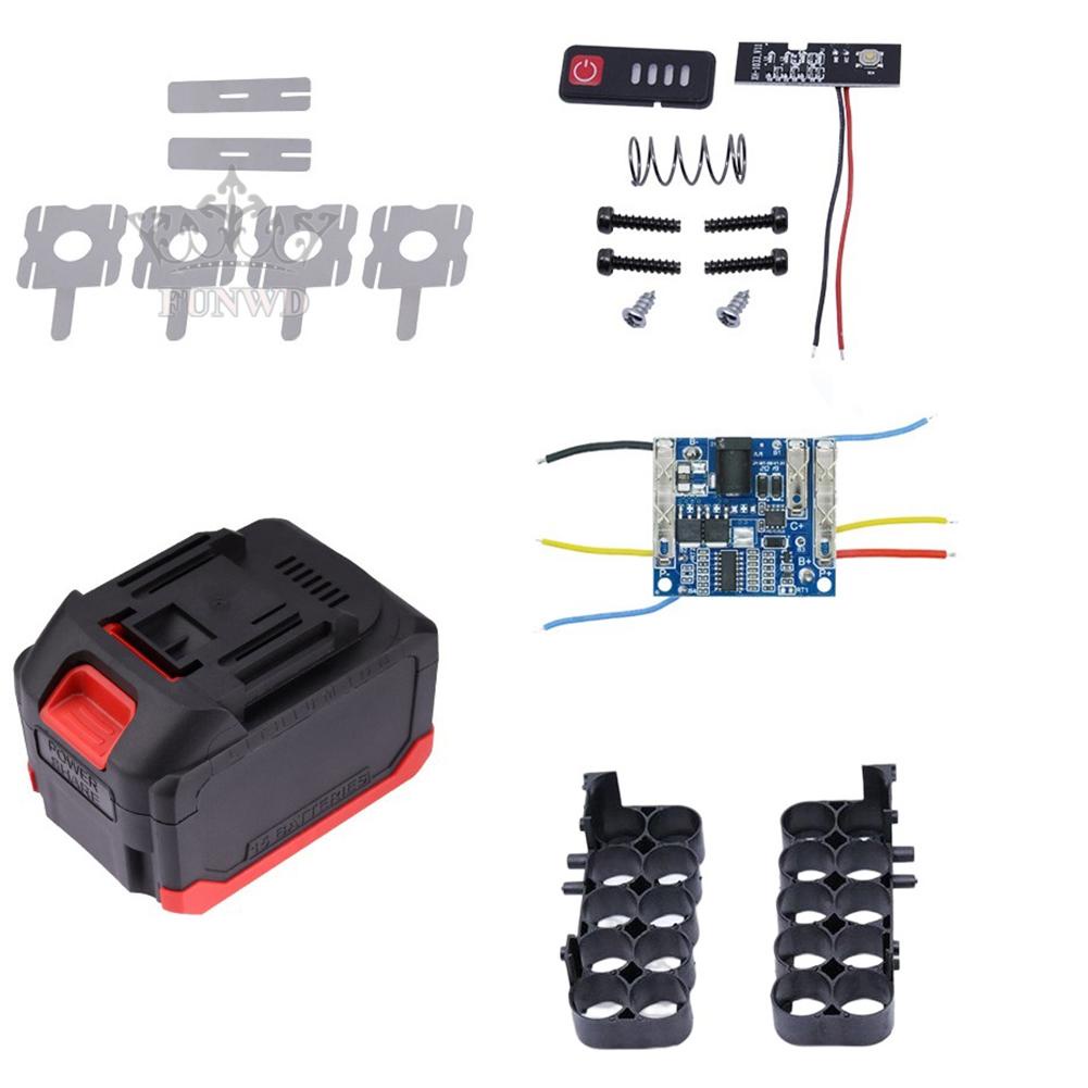 【FUNWD】Battery Shell 10/15/20cores 1set Overcharge Protection PCB Charging Board
