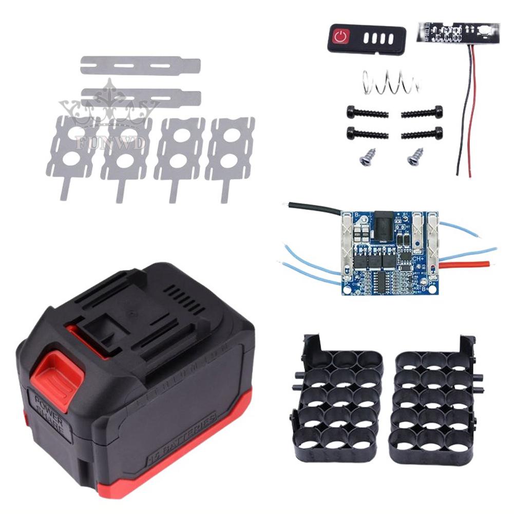 【FUNWD】Battery Shell 10/15/20cores 1set Overcharge Protection PCB Charging Board
