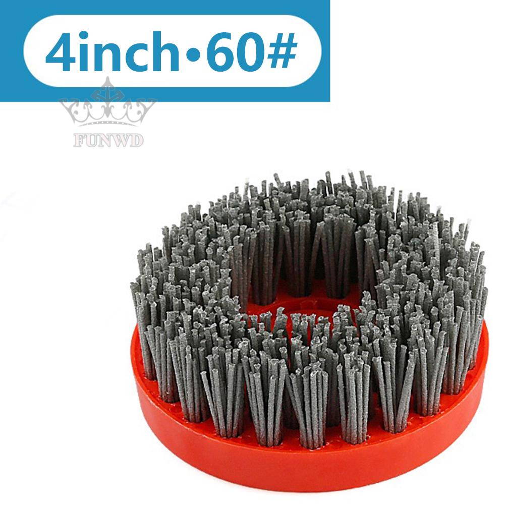 【FUNWD】1PC Nylon Silicon Carbon Antique Brush for Grinding and Polishing Stone Surfaces