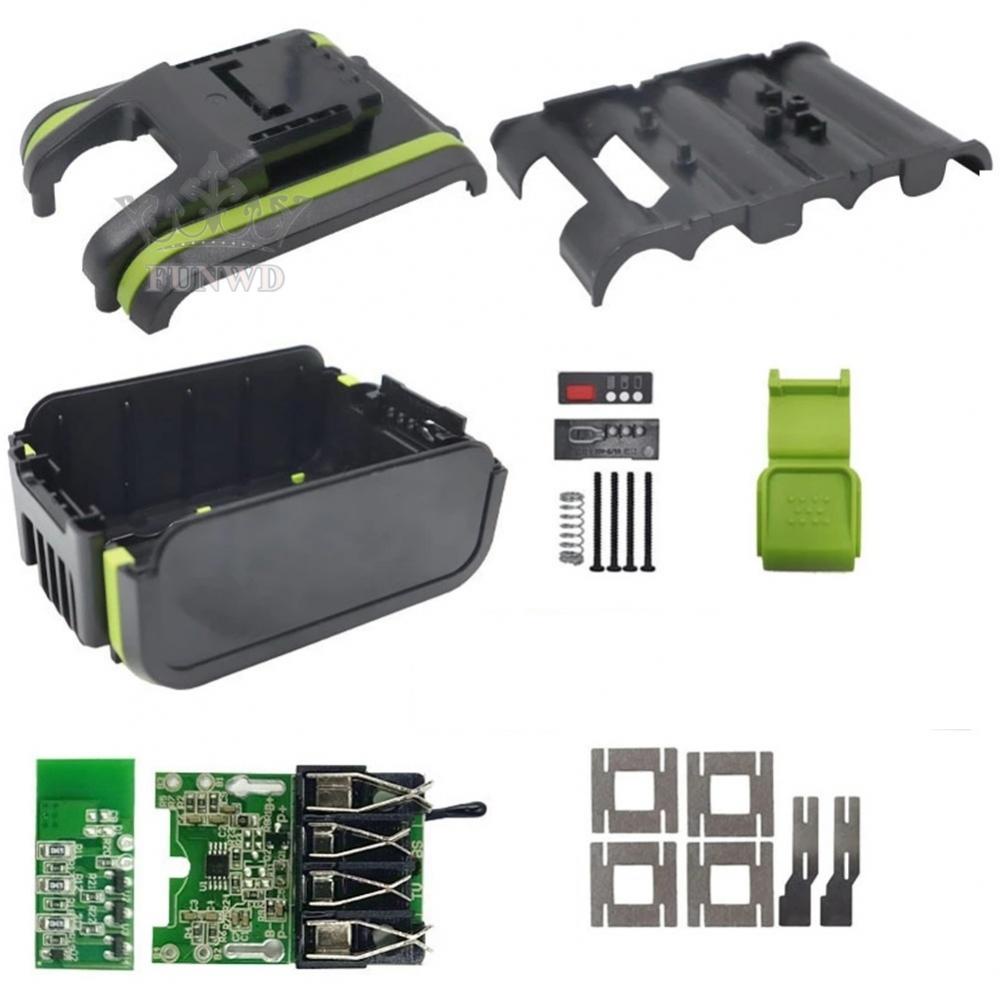 【FUNWD】Li-ion Battery Case Replacement Accssories 10 Core Black Durable Plastic