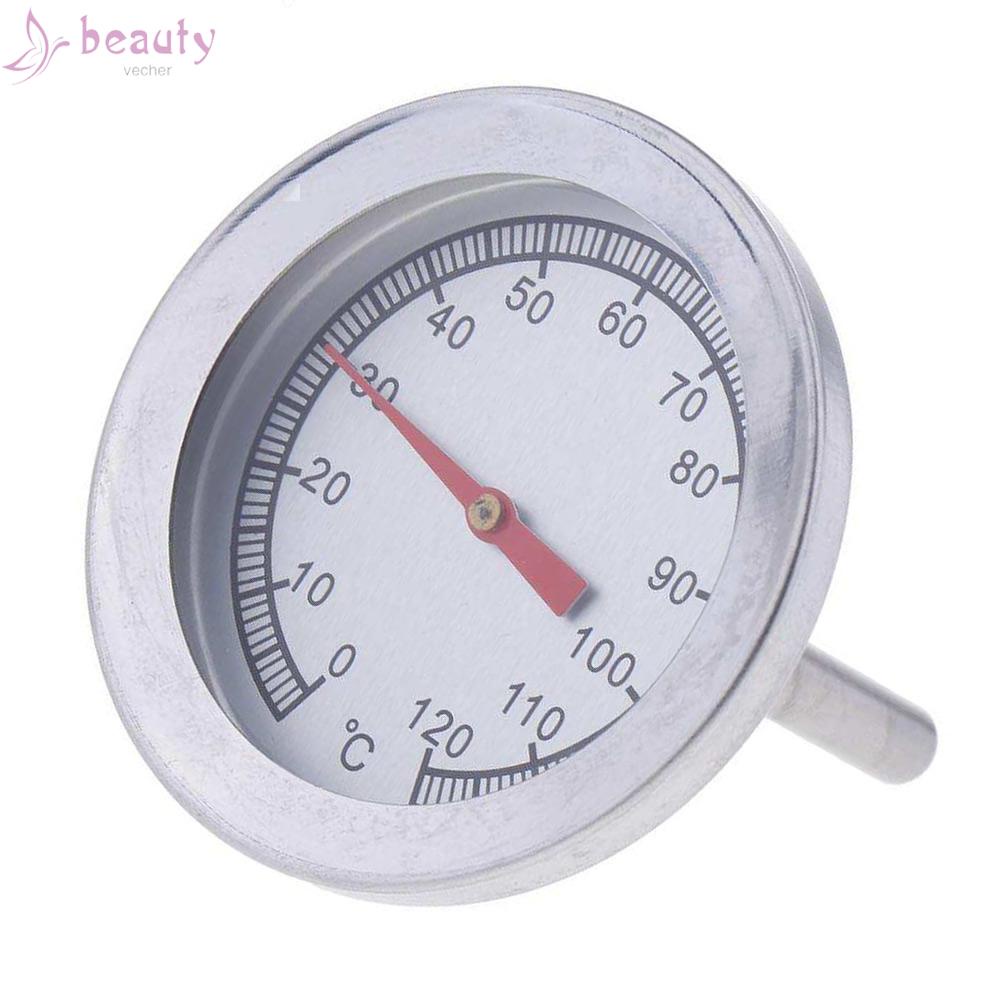 Nhiệt Kế 0-120 Chuyên Dụng Chất Lượng °C 1 Vỉ Nướng Bbq Bằng Thép Không Gỉ Cao Cấp