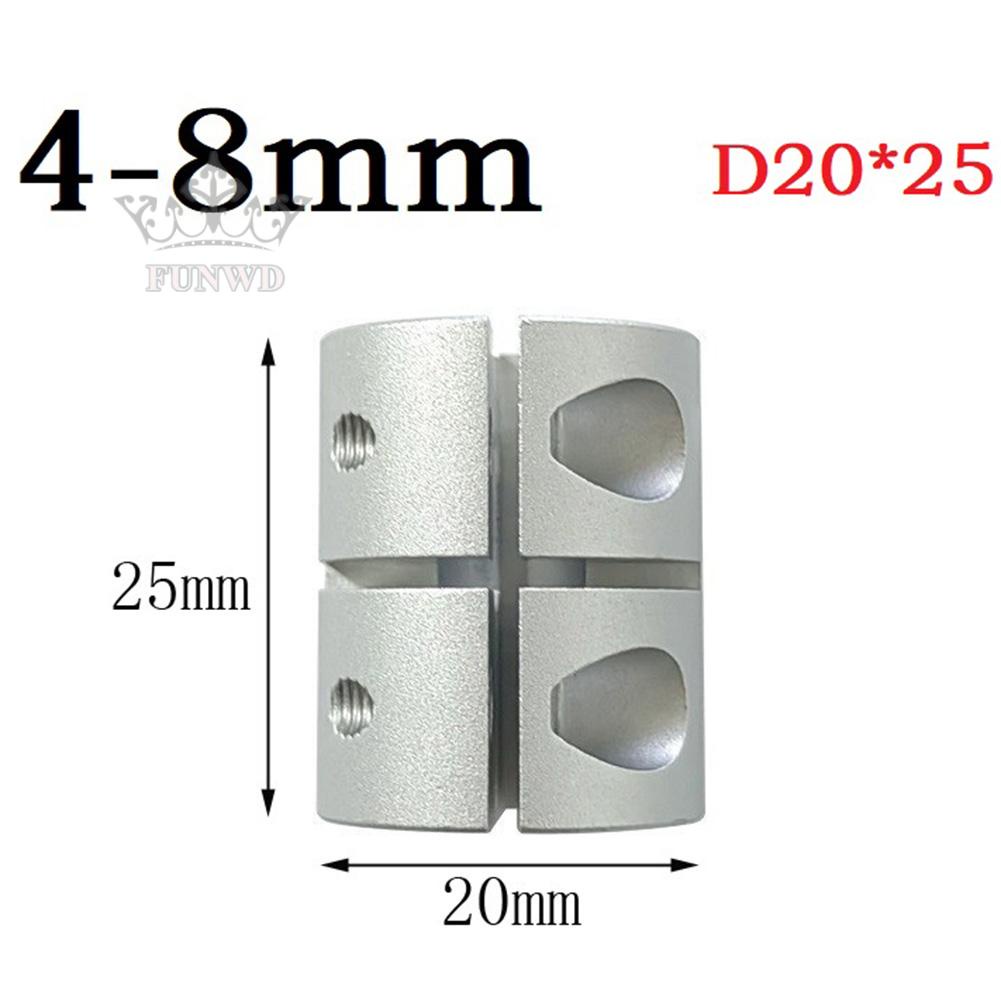 【FUNWD】D25*30(8 8) Aluminum Alloy Coupler Rigid Coupling Bore for 3D printers and Motor