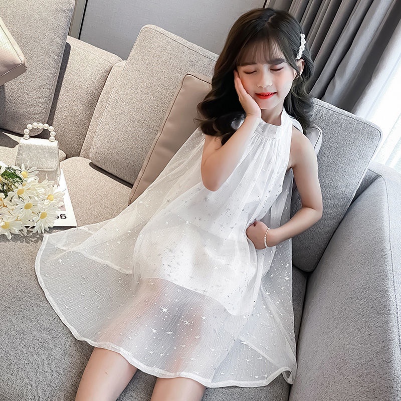 Đầm Ba Lê Không Tay Thời Trang Hàn Quốc 2023 Mới Mẻ Đáng Yêu Cho Bé Gái 3-13 Tuổi