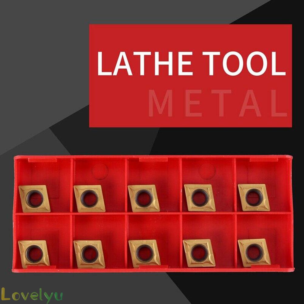 ⭐24H SHIPING ⭐10PCS Carbide Insert CCMT09T304 CCMT32.51 US735 Metal Turning Tool Tools
