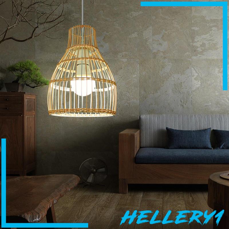 Vỏ Bọc Đèn Treo Trần Nhà Bằng Mây Đan Phong Cách Cổ Điển Độc Đáo