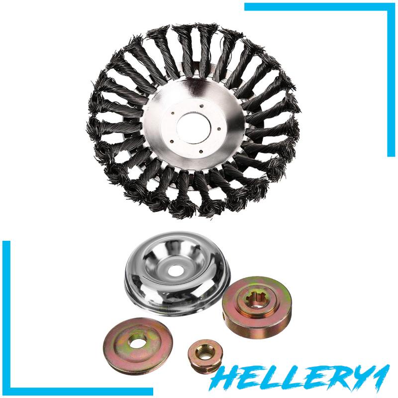 Đầu Bàn Chải Sợi Thép Phủ Dây Xoay Làm Sạch Rỉ Sét