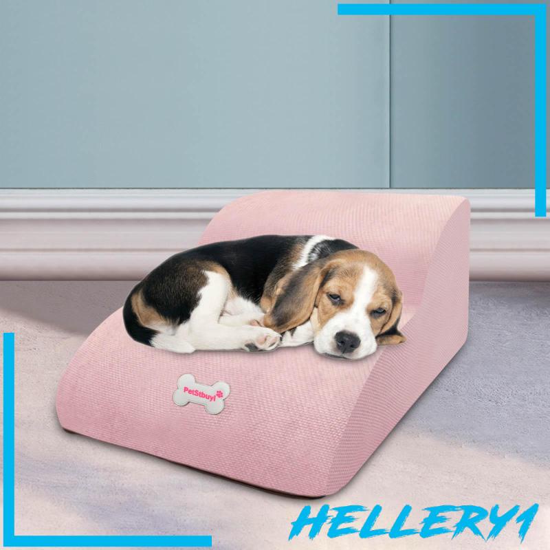 Cầu Thang Leo 3 Bước Chống Trượt Có Thể Tháo Rời Vỏ Bảo Vệ Dành Cho Chó Nhỏ