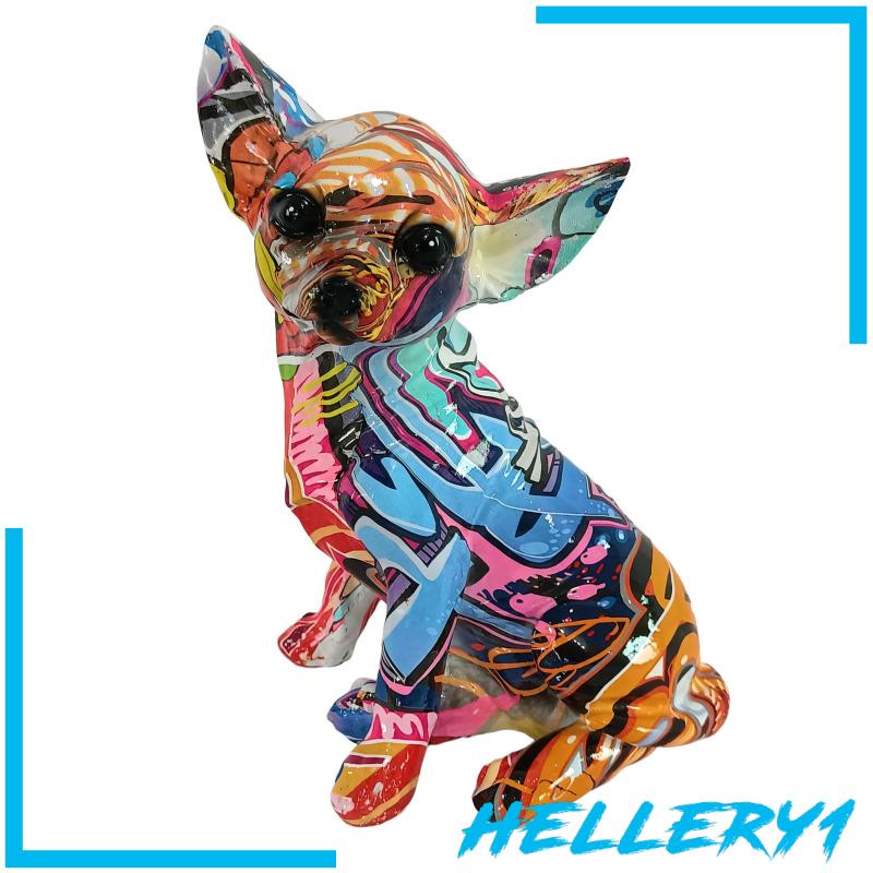 Đồ trang trí Chihuahua Bằng Nhựa Resin Thủ Công Hiện Đại Trang Trí Nhà Cửa
