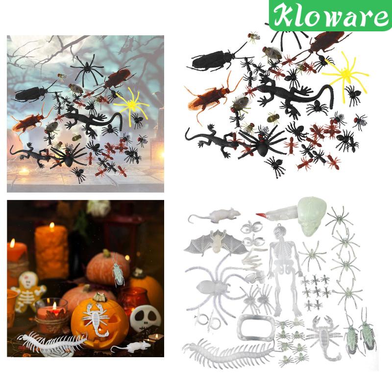 Mô Hình Tắc Kè Hoa Giả Trang Trí Halloween