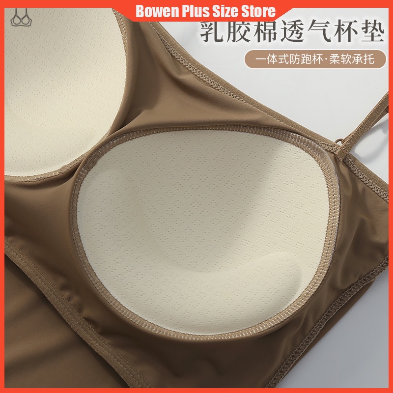 Áo Lót Lụa Hai Dây Có Mút Đệm Ngực Size M-XL Cho Nữ 40-65kg