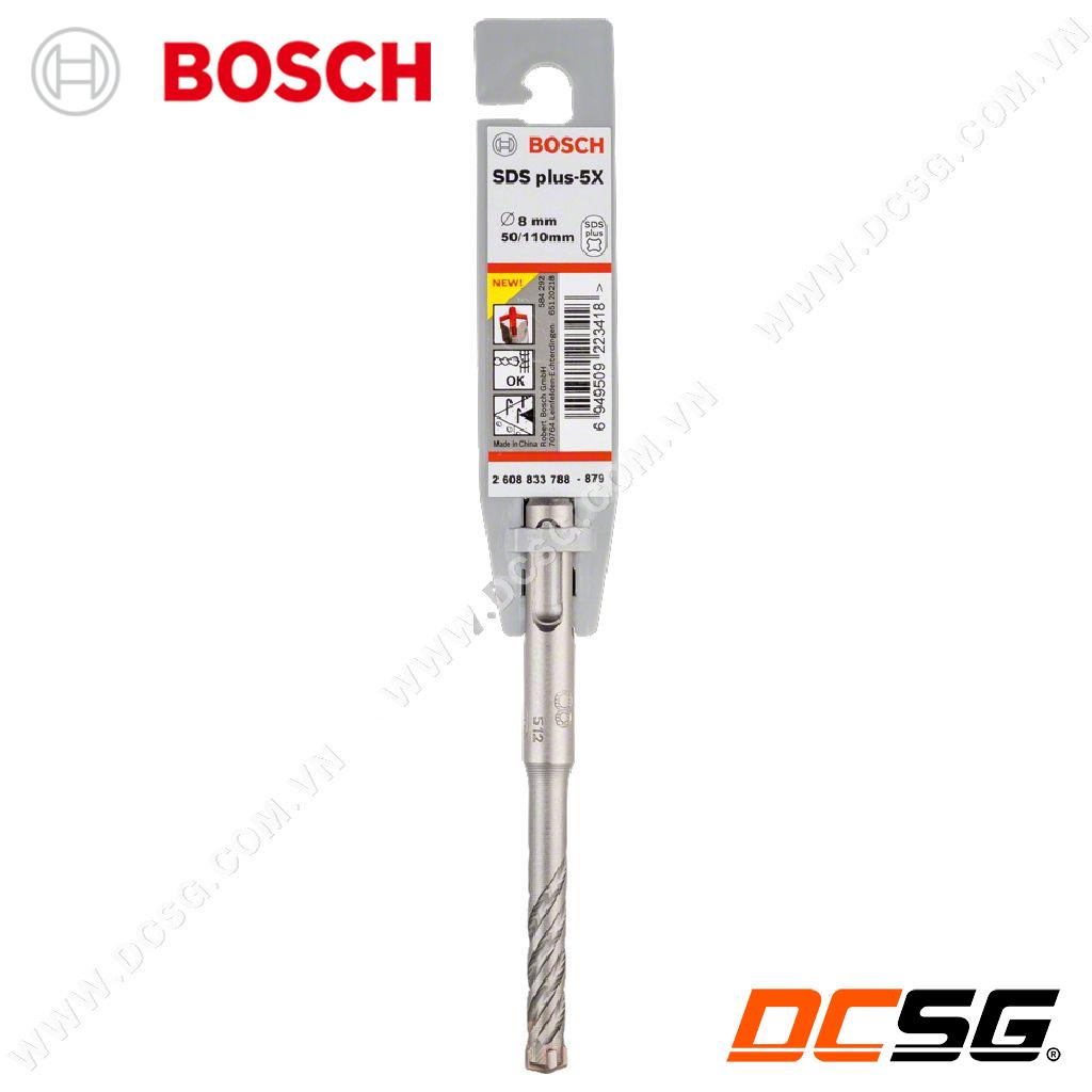 Mũi khoan bê tông hợp kim 4 cạnh SDS-plus 5X BOSCH | DCSG