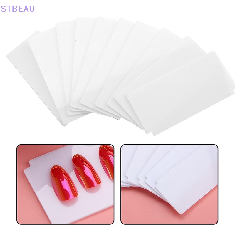 [Cxsteau] Set 10 Giá Đỡ Trưng Bày Móng Tay Giả Bằng Nhựa Chia Ngăn MME