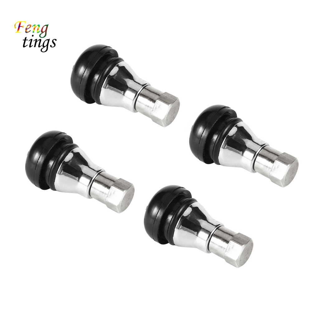 Set 4 Van Lốp Xe Hơi / Xe Máy Bằng Hợp Kim Kẽm