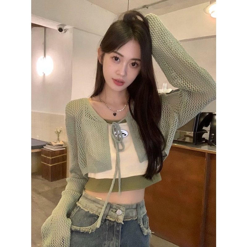 Áo Thun Hai Dây Dáng Ôm Giả Hai Lớp Màu Trơn Thời Trang Mùa Hè Cho Nữ