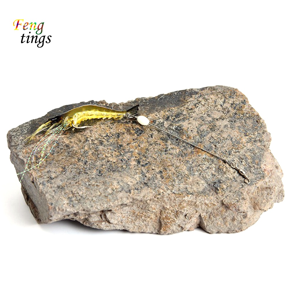 Set 3 Mồi Giả Nhử Cá Hình Tôm 9cm 6g Bằng Nhựa