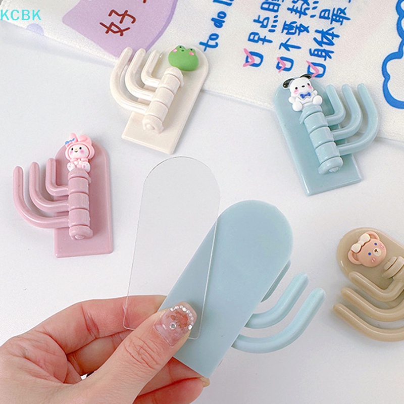 Móc Treo Đồ 3 Nhánh Gắn Tường Tự Dính Hình Động Vật Dễ Thương