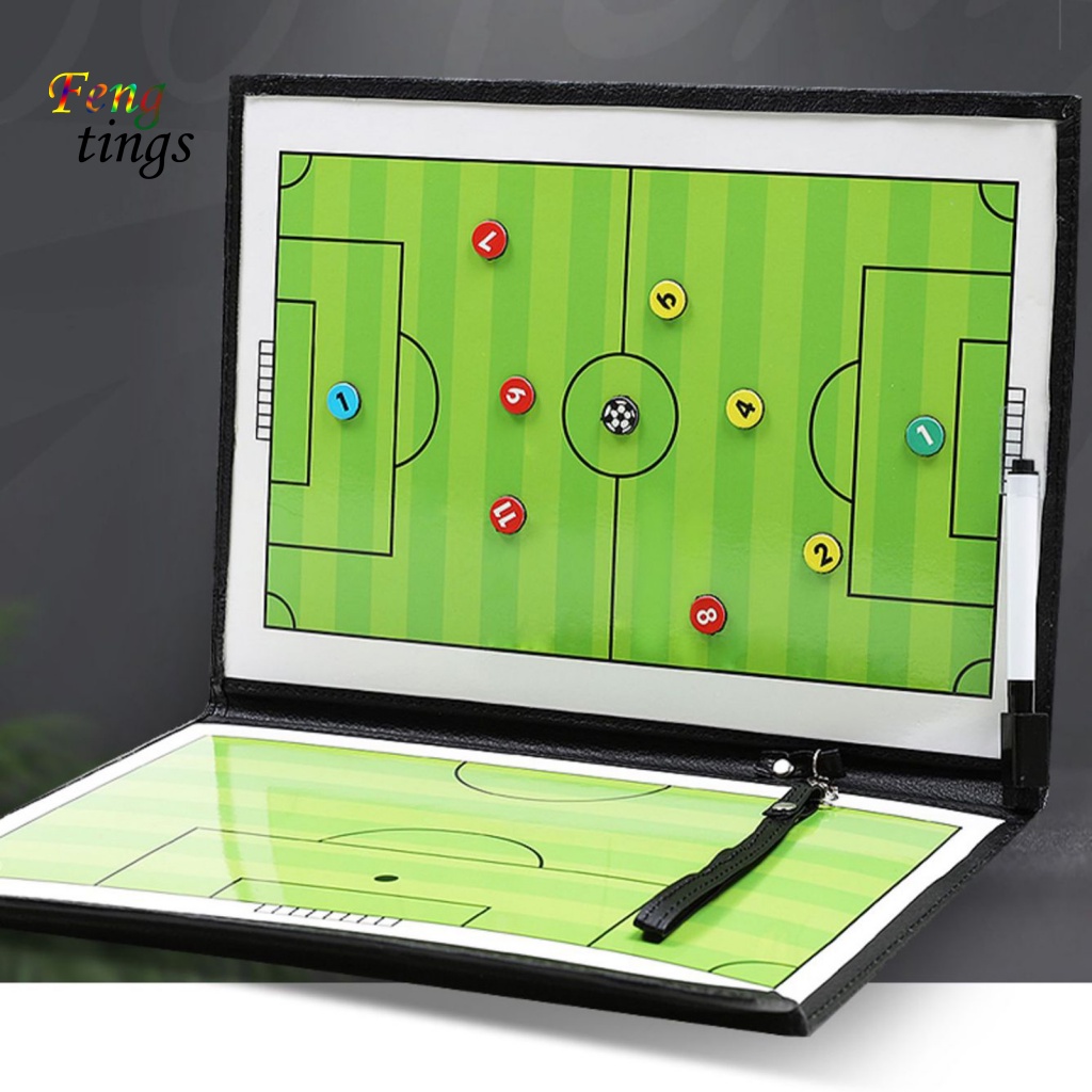 1 Bộ Bảng Nam Châm Gấp Gọn Chống Trượt Cho Huấn Luyện Chiến Thuật Bóng Đá