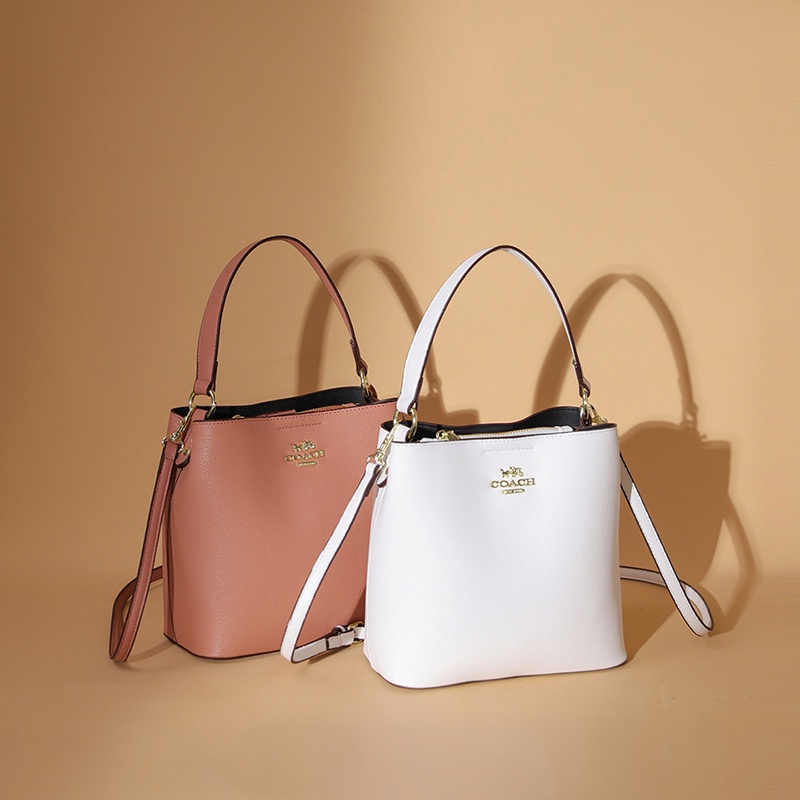 Túi Đeo Chéo Nữ Coach Da PU Xô Đeo Vai đi Học đi Chơi Phong Cách Hàn Quốc