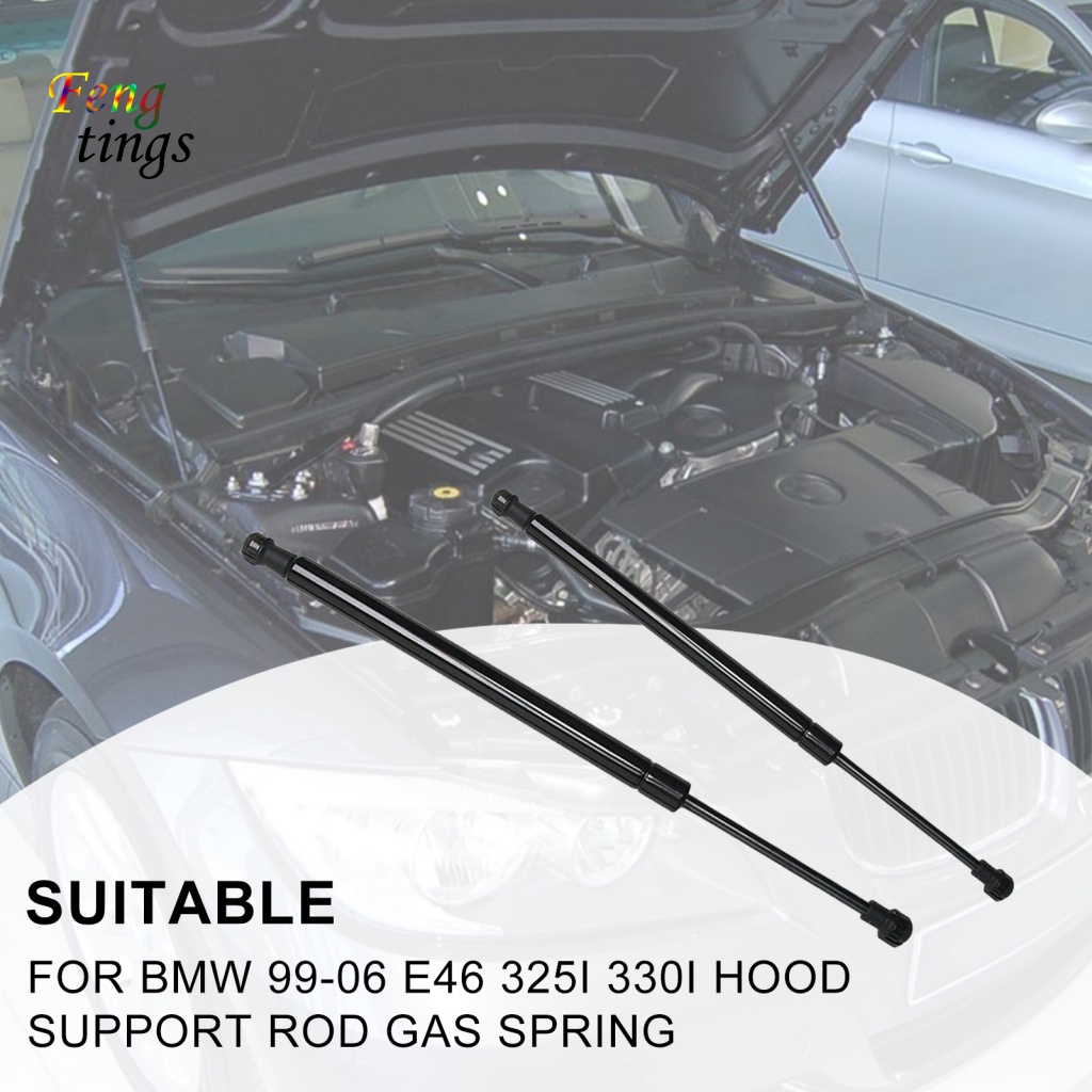 Bộ 2 Lò Xo Thay Thế Cho Bình Gas Xe Hơi Bằng Thép Carbon 51238202688 Thanh Bảo Vệ Động Cơ Chuyên Dụng Cho BMW E46 325I 330I 1999-2006