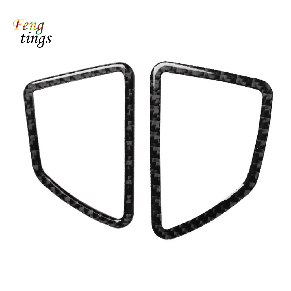 Bộ 2 Miếng Dán Viền Lỗ Thông Khí Bên Phải Bằng Sợi Carbon Cho Xe Hơi BMW E70 X5 E71 X6 2008-2013