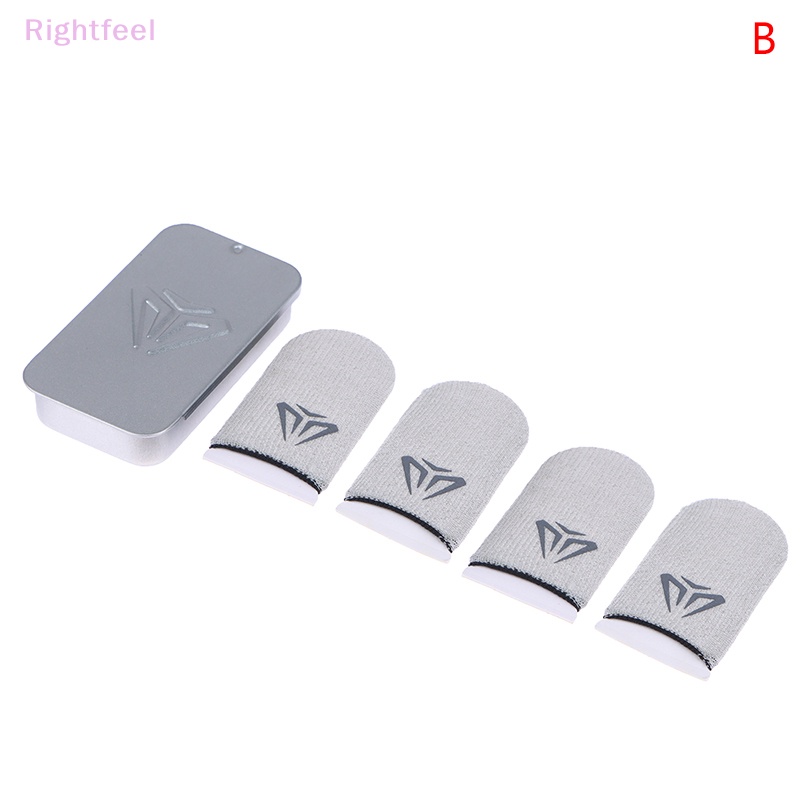 Set 2 / 4 Vỏ Bọc Ngón Tay Chơi Game Rightfeel Chống Mồ Hôi Chống Trượt Thoáng Khí Mới