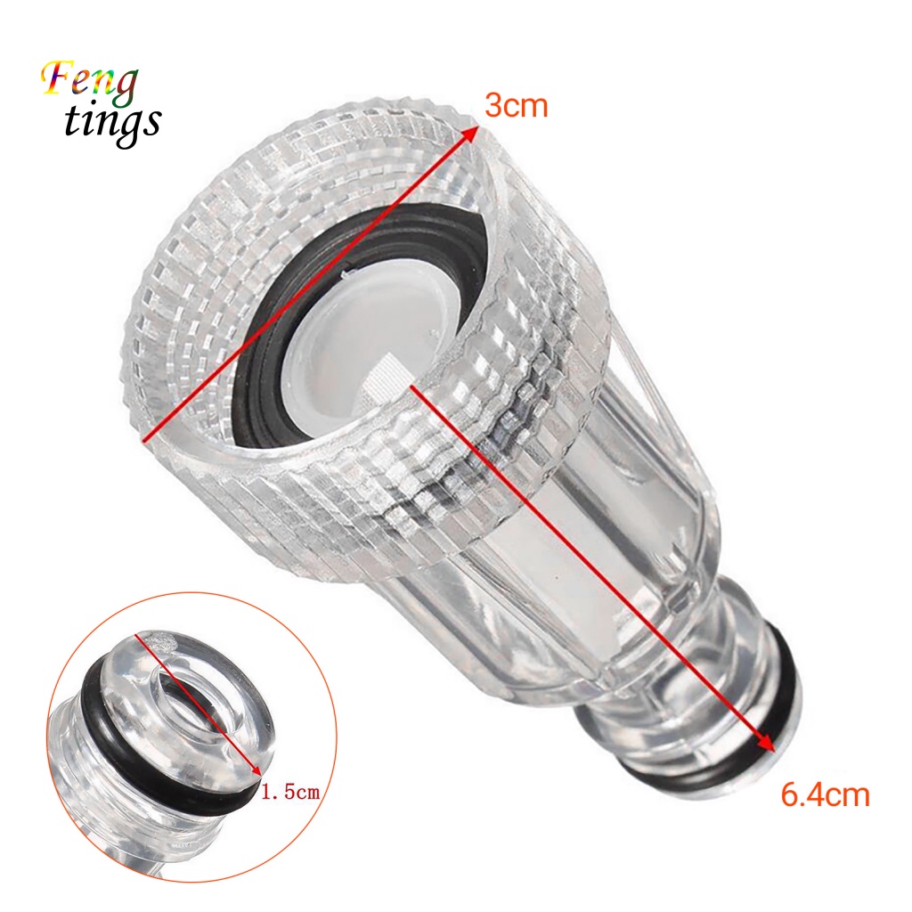 Bộ Lọc Nước 3 / 4-Inch Trong Suốt Áp Suất Cao Cho Máy Giặt Karcher K2-K7