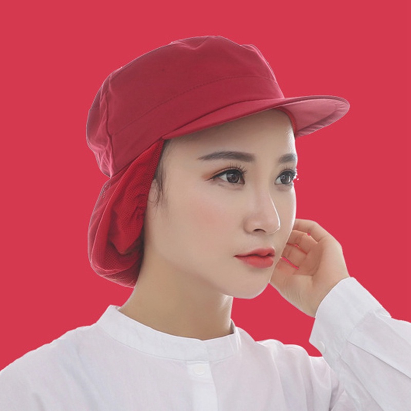 Fancy Mũ Đầu Bếp Lưới Phục Vụ Thực Phẩm