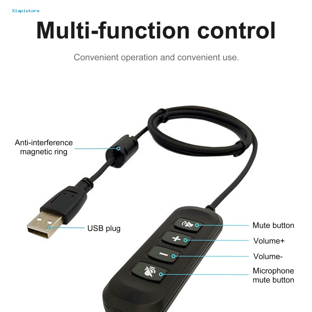 Tai Nghe Chụp Tai Chống Ồn Kết Nối USB Loại Bỏ Tiếng Ồn Trọng Lượng Nhẹ Chất Lượng Cao Dành Cho Máy Tính