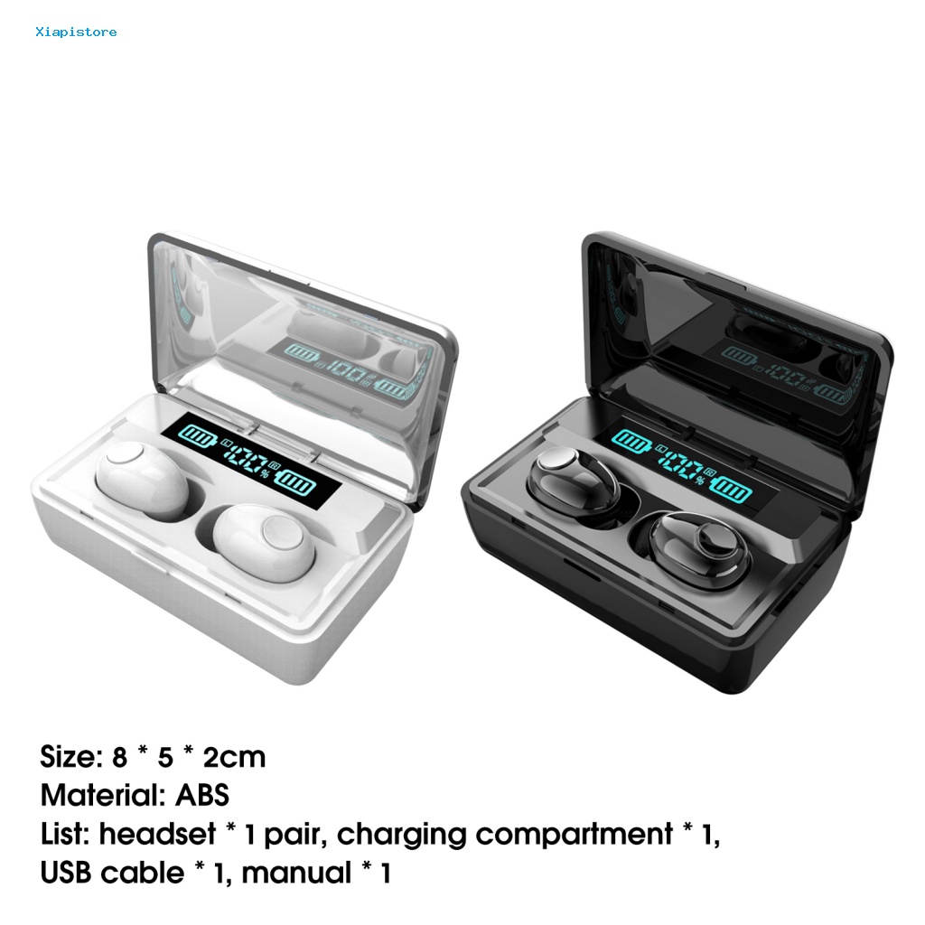 Tai Nghe Nhét Trong T10 Bluetooth Không Dây Màn Hình Kỹ Thuật Số Âm Thanh Nổi Sức Chứa Lớn Dùng Để Chơi Game
