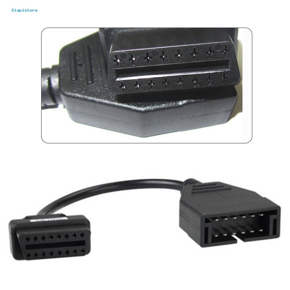 Cáp Chuyển Đổi 12 Pin Sang 16Pin OBD / OBD2 Màu Đen Chuyên Dụng Cho Daewoo