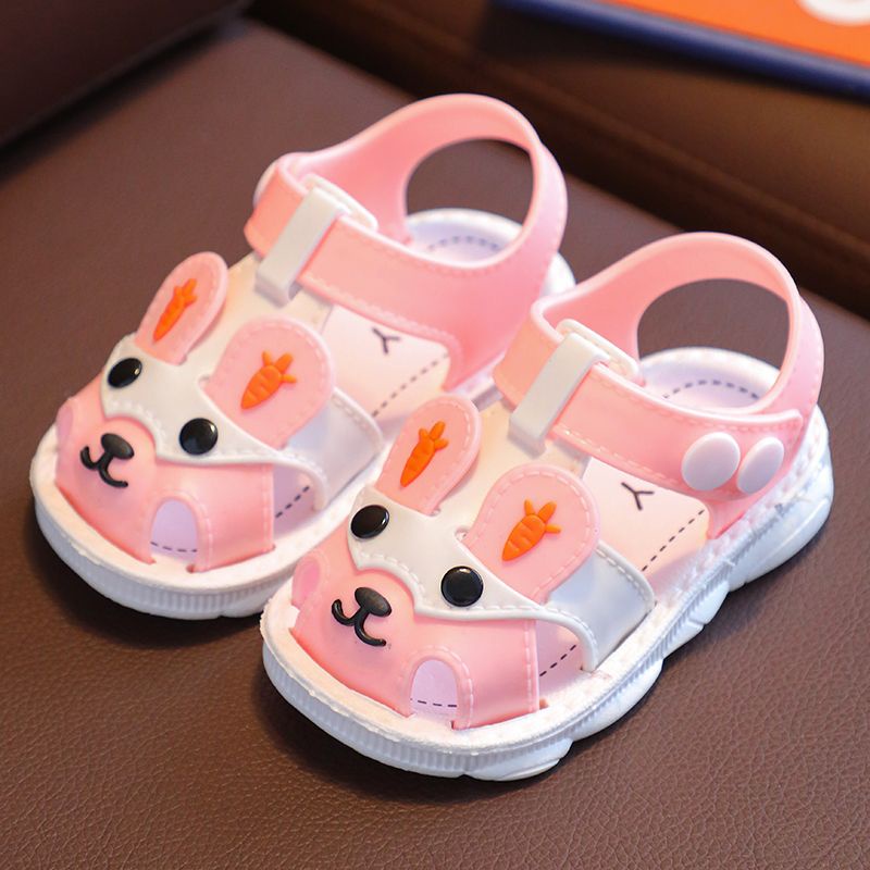 Xăng đan Chống Trượt Mềm Mại In Họa Tiết Hoạt Hình Phong Cách Hàn Quốc Thời Trang Mùa Hè Dành Cho Trẻ