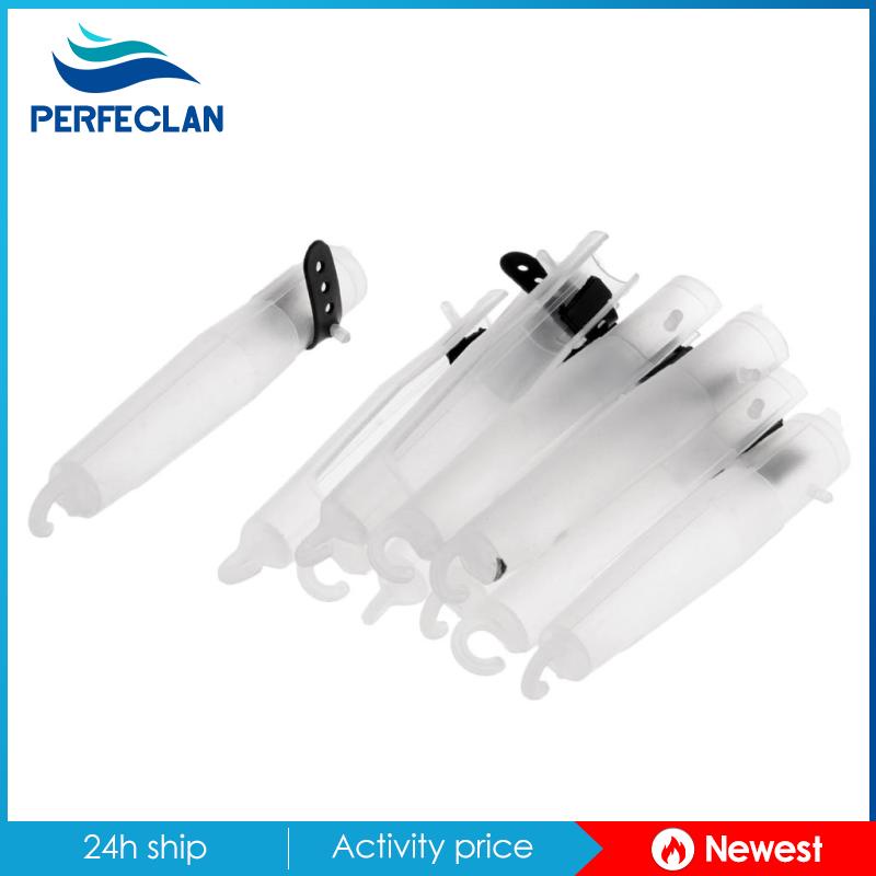 Bộ 10 Vỏ Bọc Đầu Cần Câu Cá Trong Suốt Trọng Lượng Nhẹ Có 3 Kích Cỡ