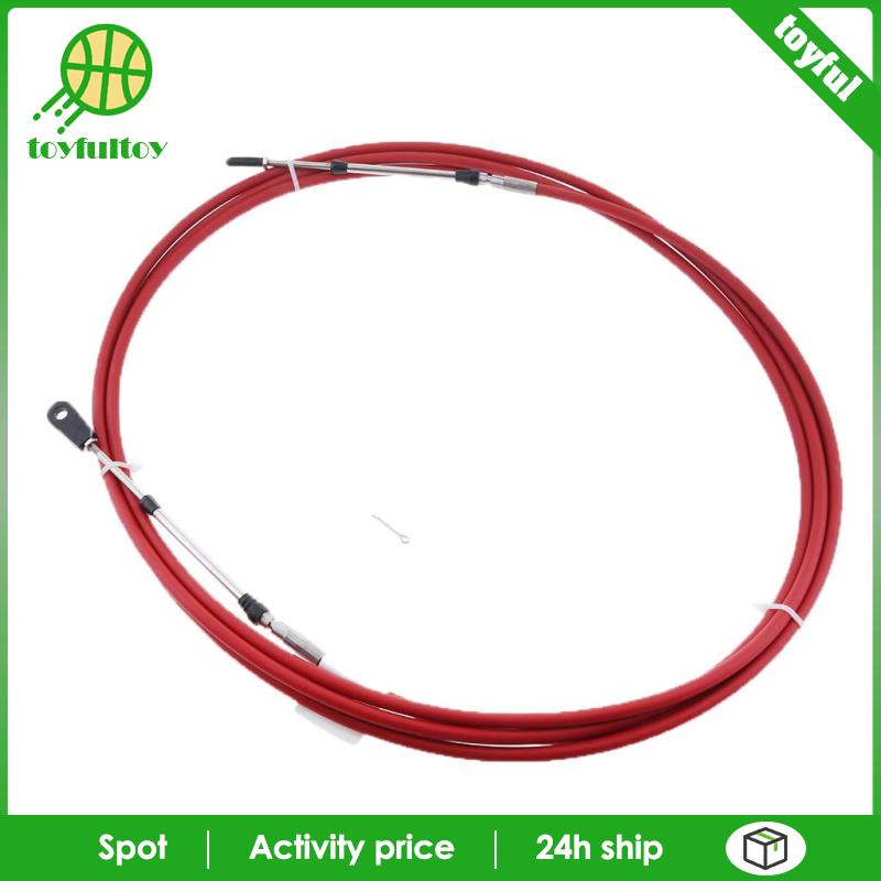 Dây Cáp Điều Khiển Ga 8FT Màu Đỏ Cho Động Cơ Thuyền