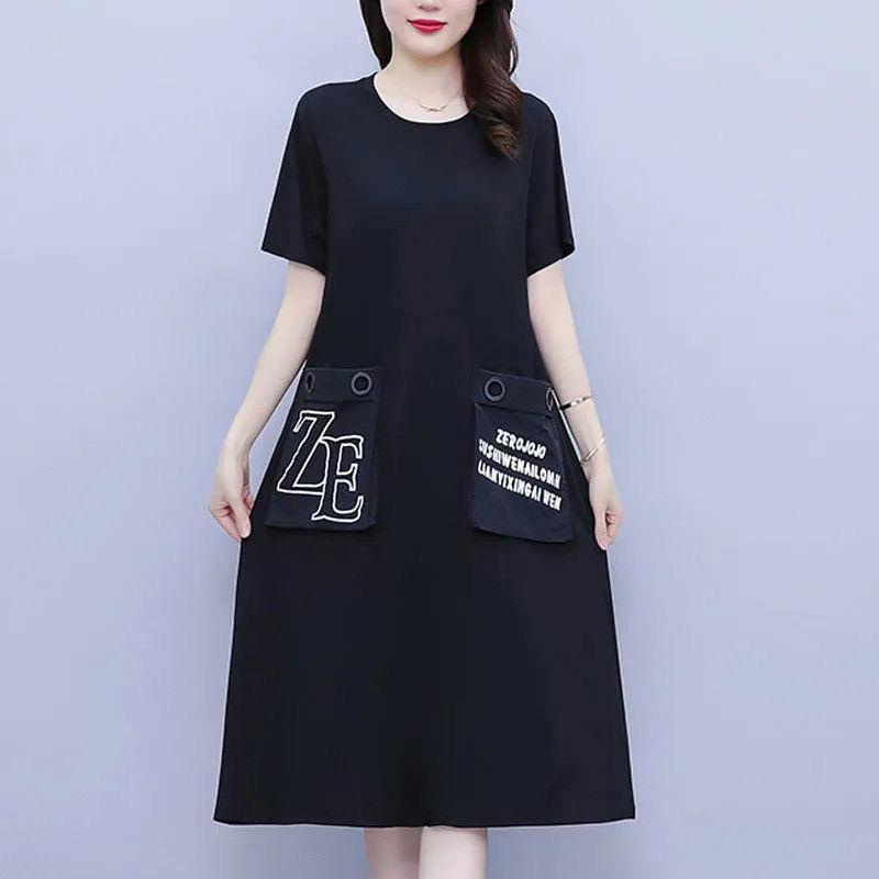 Đầm Tay Ngắn Plus Size Cho Nữ C11186 [40-130KG]
