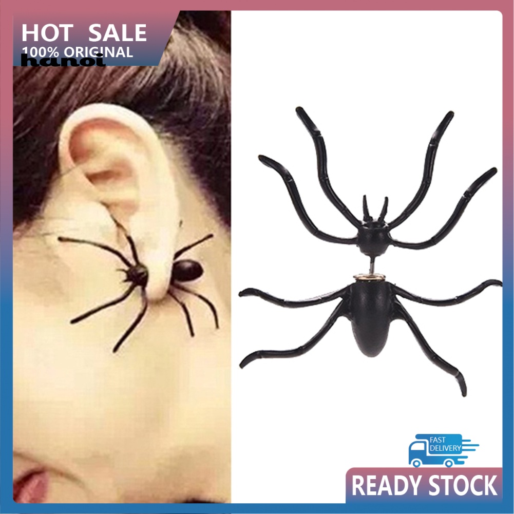 1 Khuyên Tai Hình Nhện Kinh Dị Thời Trang Cá Tính