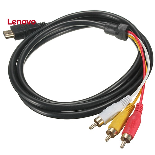 Cáp ChuyểN ĐổI Âm Thanh / Video AV 5 Feet 1080P HDTV HDMI Sang 3 RCA Chuyên DụNg
