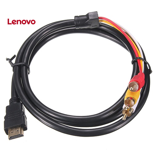 Cáp ChuyểN ĐổI Âm Thanh / Video AV 5 Feet 1080P HDTV HDMI Sang 3 RCA Chuyên DụNg