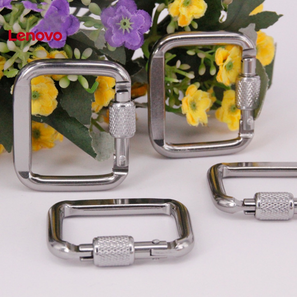 Móc Khóa Carabiner Bằng Hợp Kim Nhôm Hình Vuông Đa Năng An Toàn