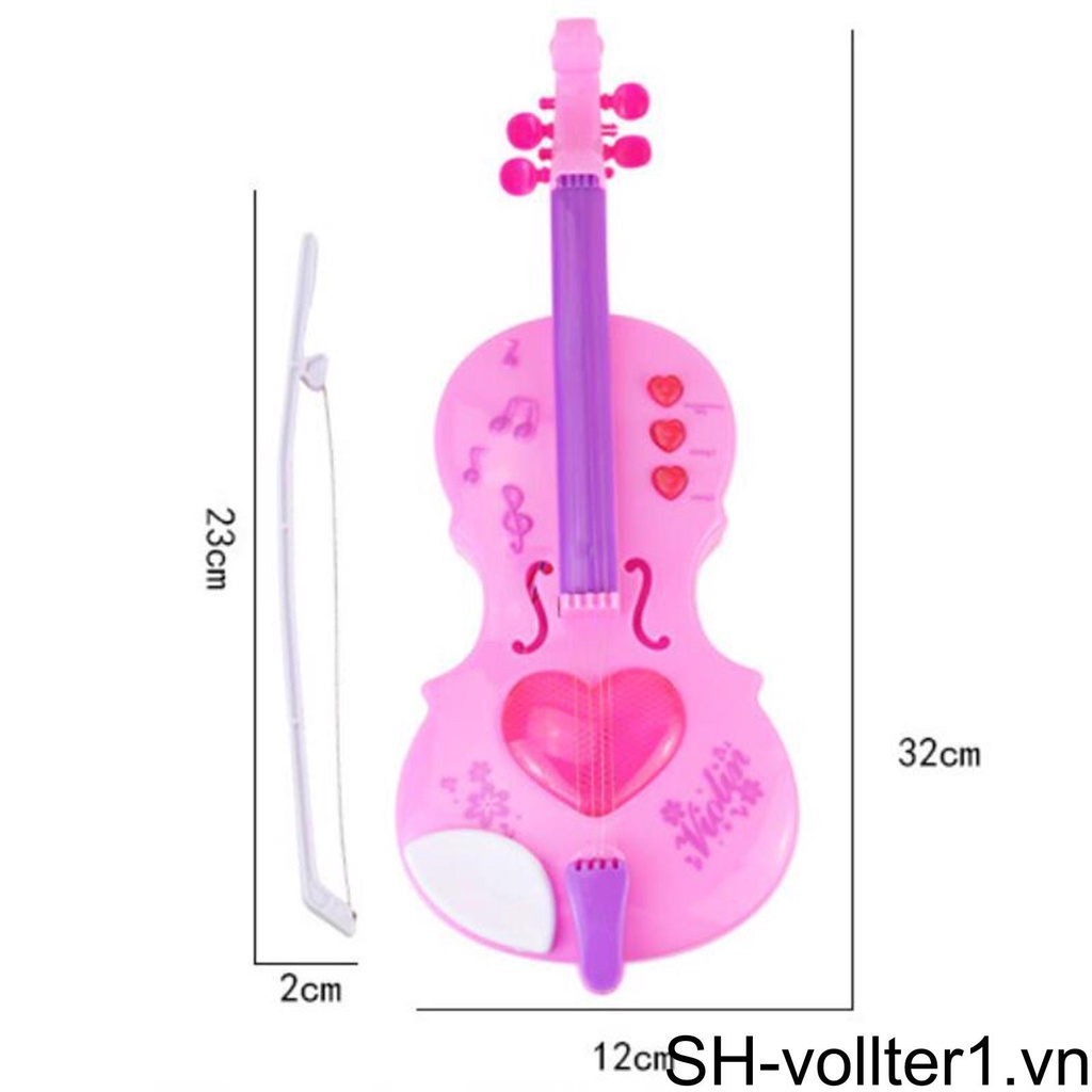 Đàn Violin 4 Dây Màu Hồng Cho Bé