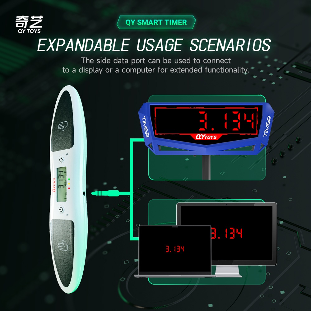 QIYI Smart Timer Qiyi Khối Rubik QiYi Bluetooth Đồng Hồ Hẹn Giờ Tốc Độ Thông Minh Chuyên Nghiệp