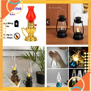   5❤️  FREESHIP  ĐÈN DẦU - ĐÈN BÀN THỜ DÙNG PIN AN TOÀN TIẾT KIỆM ĐA NĂNG  HCM  