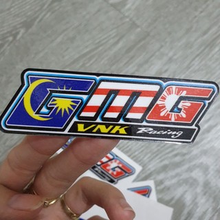 1 Logo sticker GMG cờ Thái Lan 9 x 2.7cm , dán được nhiều nơi