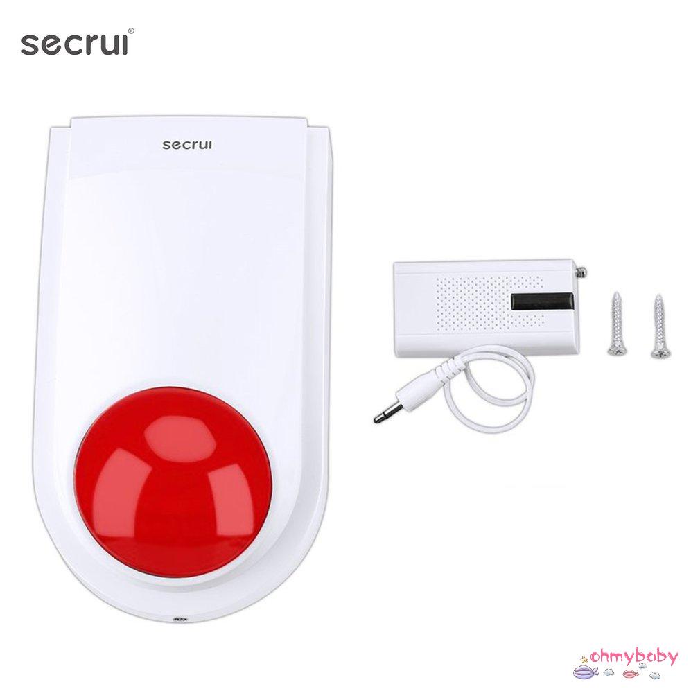 【OMB】 Secrui J008 Wireless Audible Visual Siren Horn Flash Light Strobe Siren