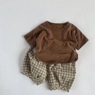 Áo thun cotton basic cho bé