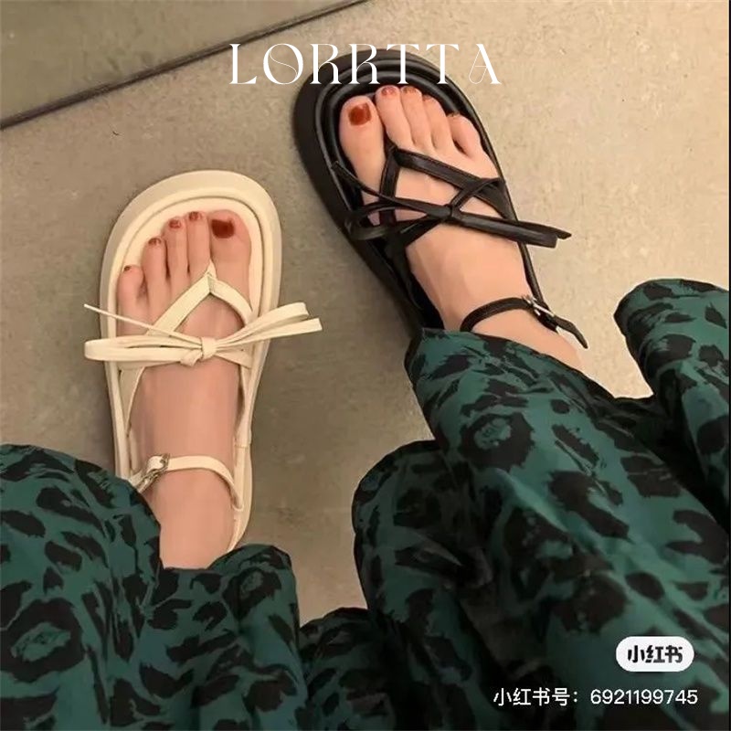 LORRTTA  dép nữ dép sandal nữ dép quai hậu nữ 2023 HOTSALE 072025 Hàn Quốc Phong cách Korean Style Phong cách B28G118 37Z230910