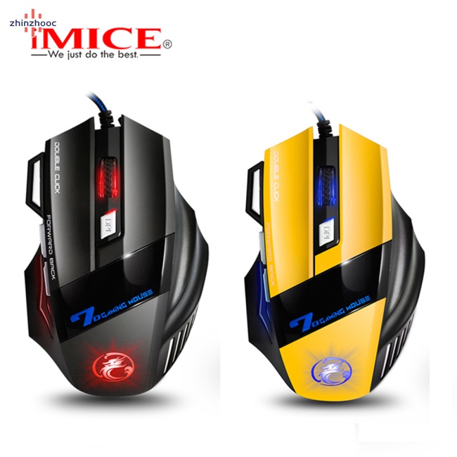 Chuột Gaming vip X7 Ergonomic Rgb 7 NúT BấM, Led 2400Dpi, Không ỒN