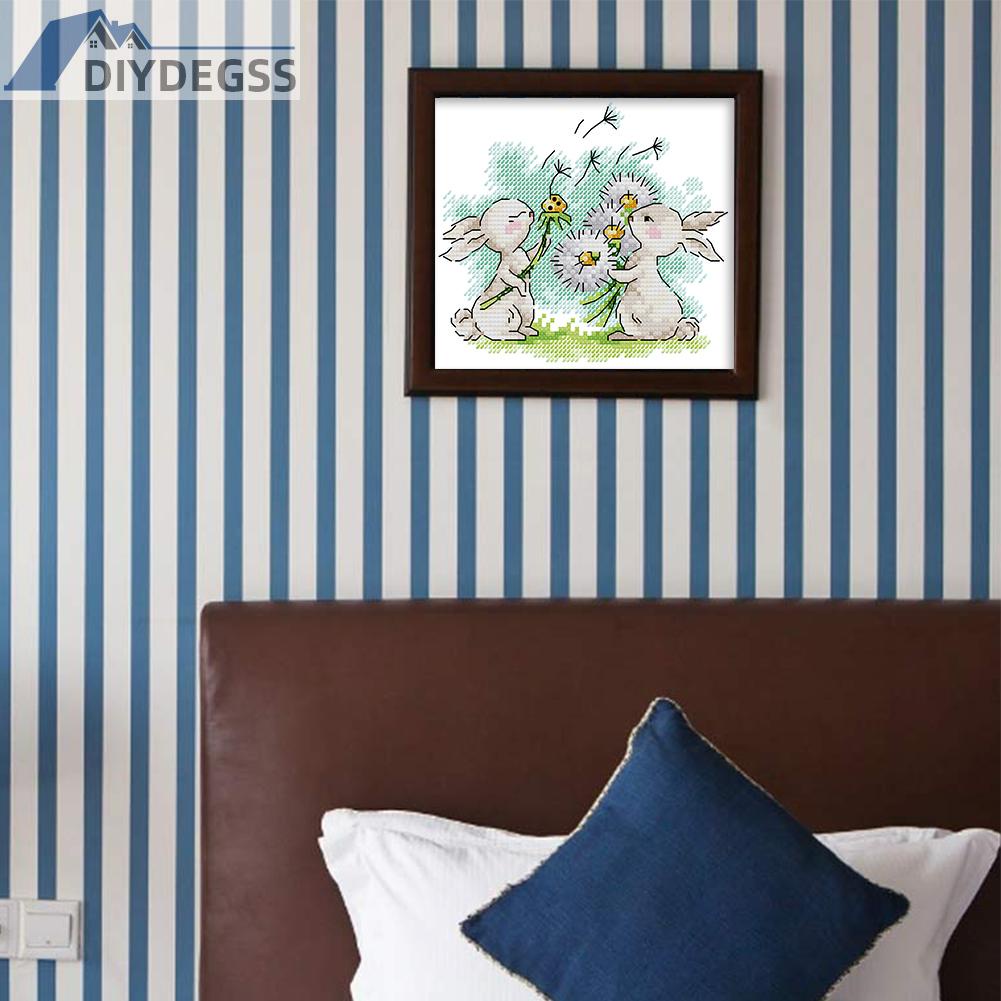 Bộ Tranh Thêu Chữ Thập 14CT Hình Động Vật