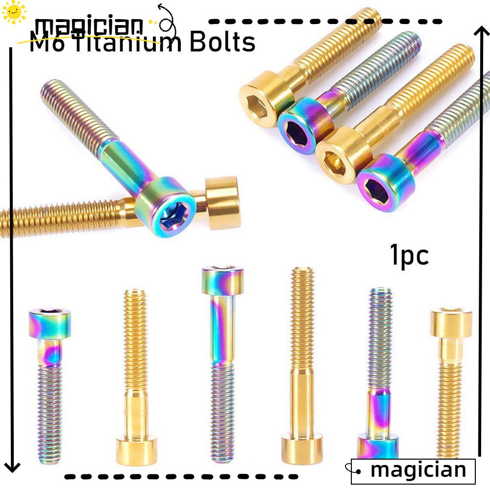 1 Ốc Vít 30/35/40mm Bằng Titan Chất Lượng Cao Cho Xe Đạp Leo Núi/BMX Ti M6