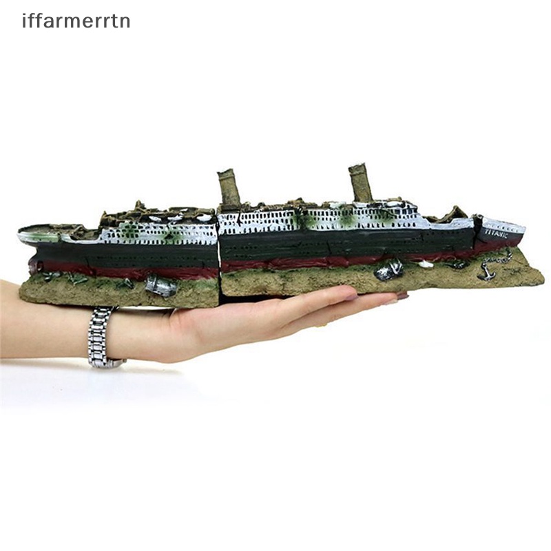 Đồ trang trí Tàu Titanic Trang Trí Bể Cá